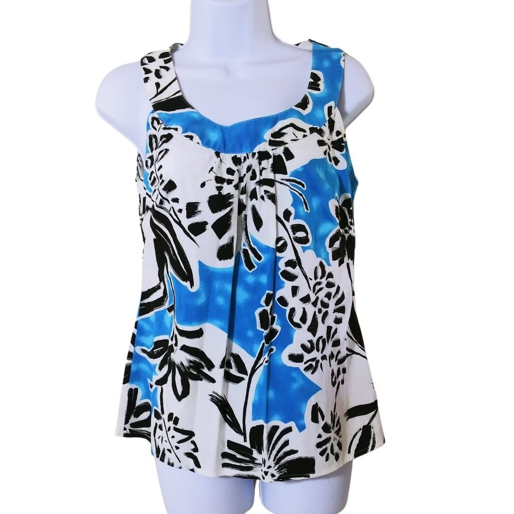ANN TAYLOR FLORAL BLOUSE TOP